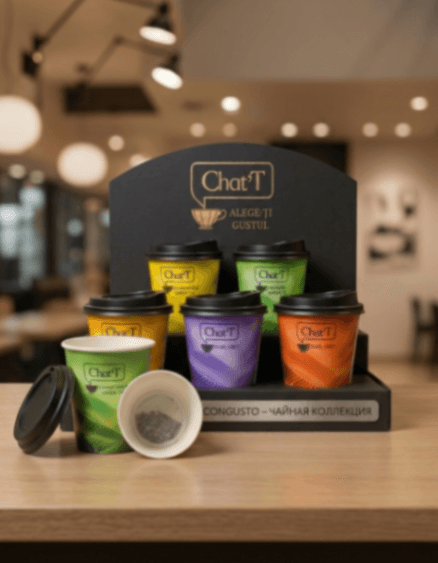 Ceai din frunze la pahar - Patiseria | Cafenea | Brutarie Con Gusto Bakery in Chișinău